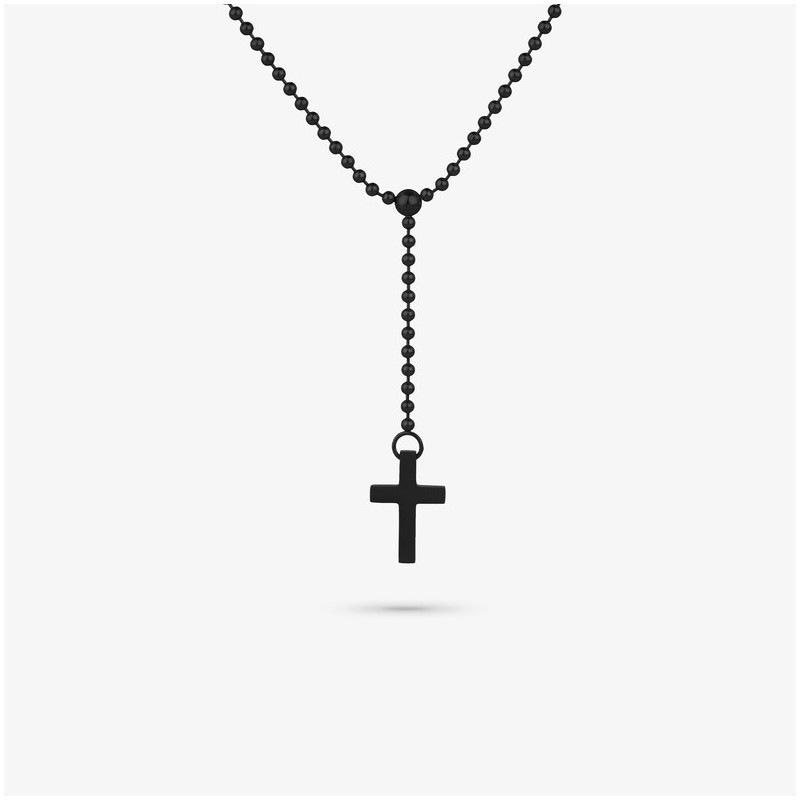 Colar Palau com Cruz Preto