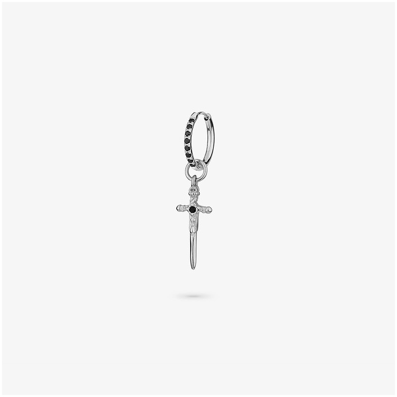 Piercing Homem Pirate Espada Prata