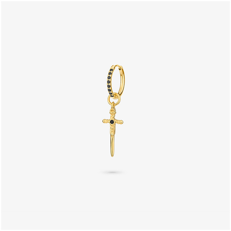 Piercing Homem Pirate Espada Ouro