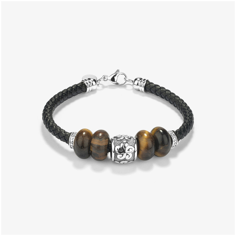 Pulseira Homem Tiger Prata