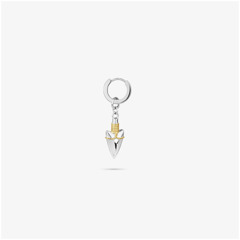 Brinco Homem Hunter Arrow Prata