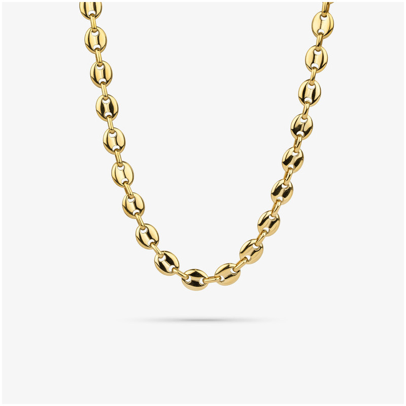 Colar Homem Cadeado Padlock Ouro