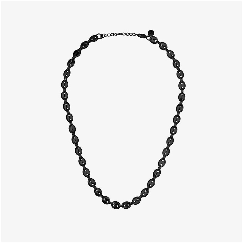 Colar Homem Cadeado Padlock Preto