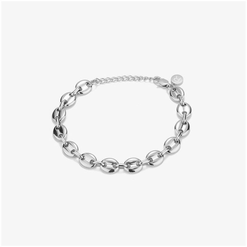 Bracelete Homem Padlock Prata