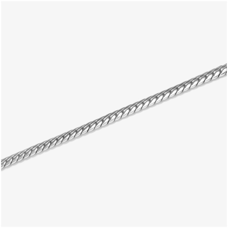 Bracelete Homem Flat Padlock Prata