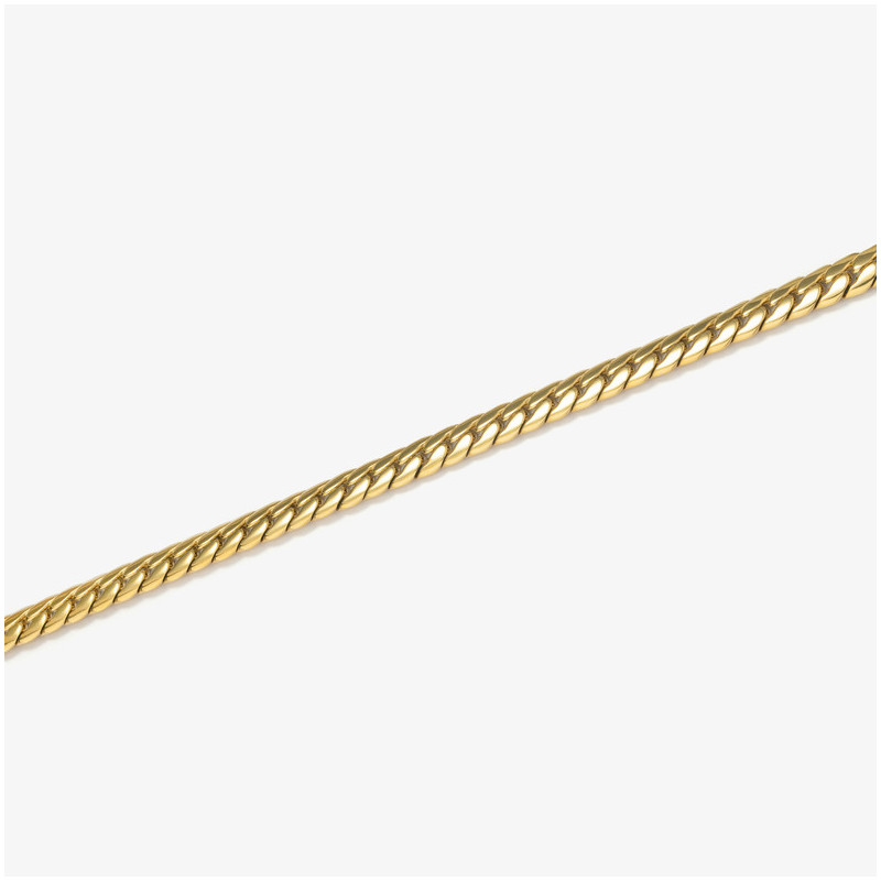 Bracelete Homem Flat Padlock Ouro