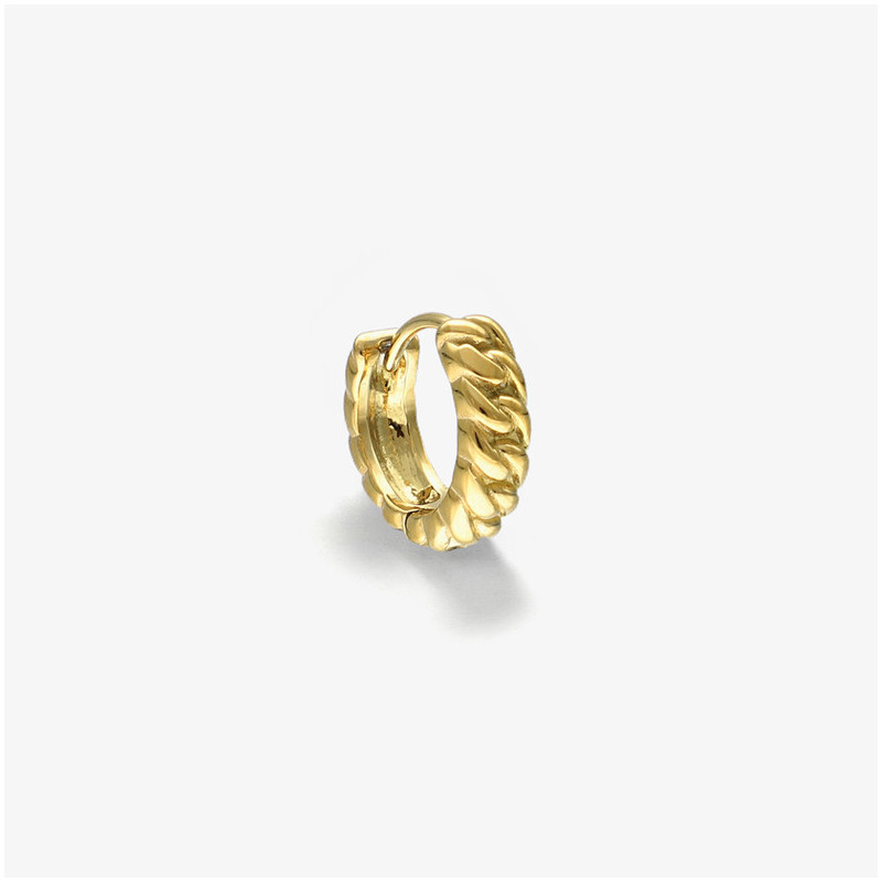 Brinco Homem Cadeado Padlock Ouro