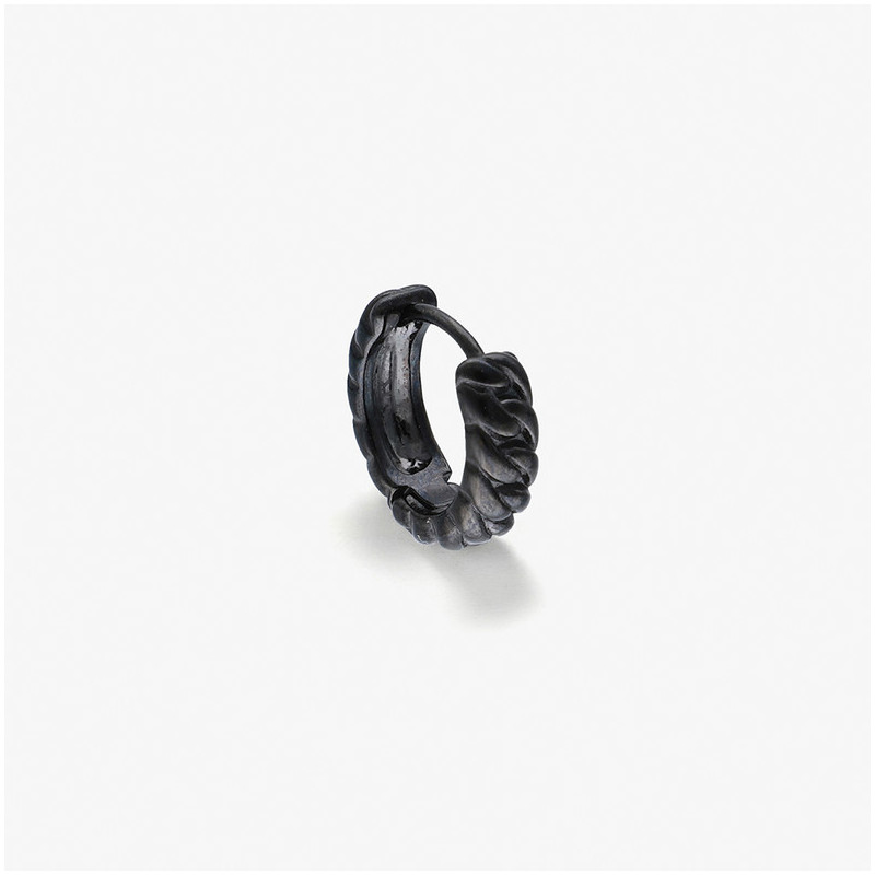 Brinco Homem Cadeado Padlock Preto