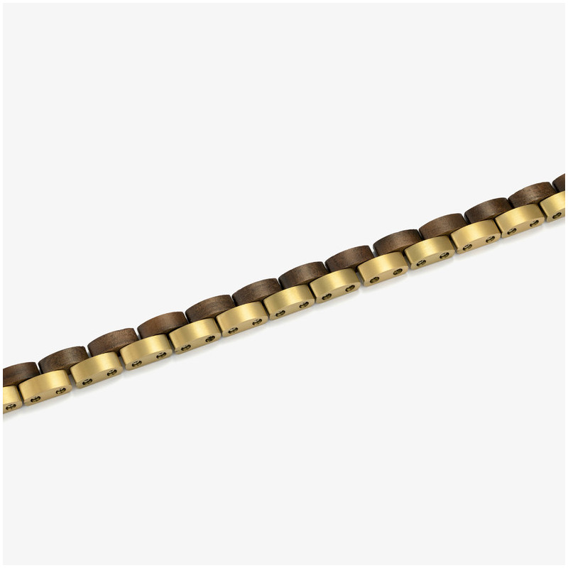 Pulseira Homem Nature Ouro/Wood
