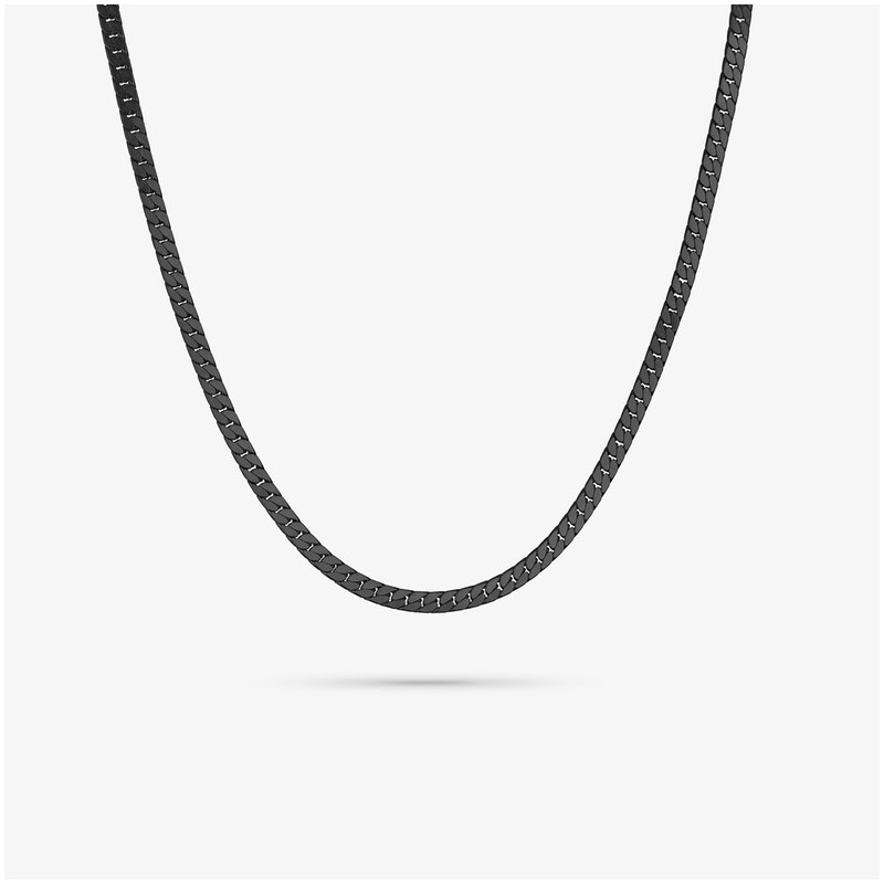 Colar Homem Nusa Preto | Elegância Moderna e Sofisticada