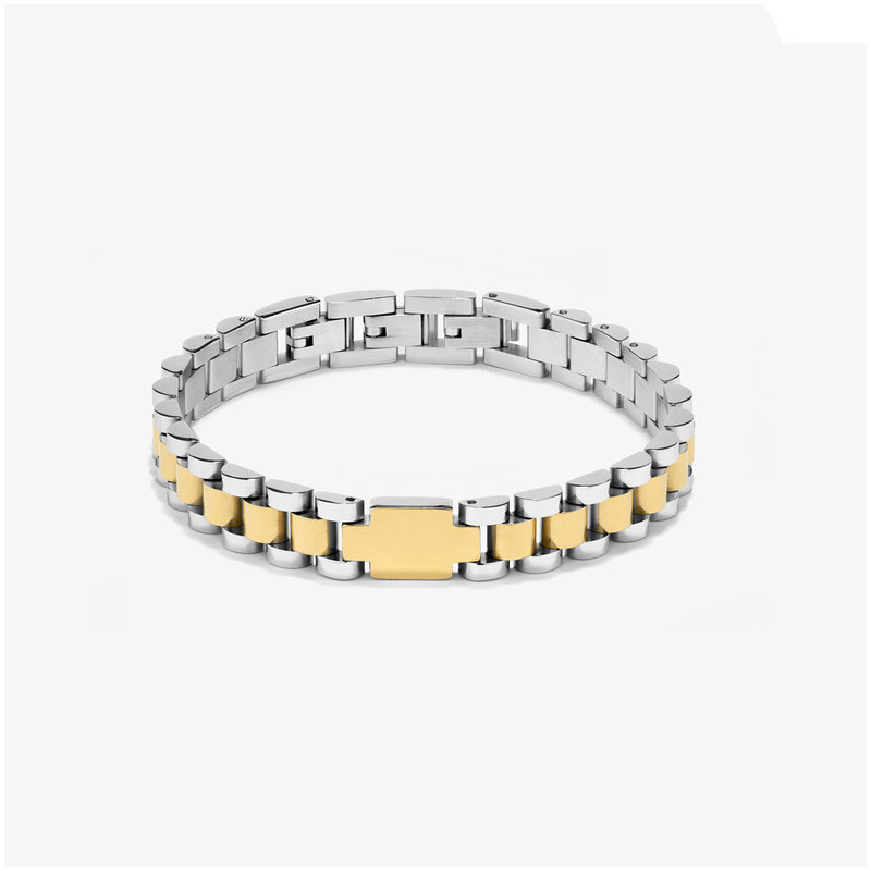 Pulseira Homem Preto Cross | Design Moderno e Versátil