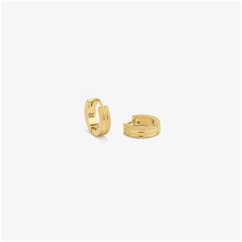 Brincos Homem Atlante Loop Ouro | Elegância e Versatilidade