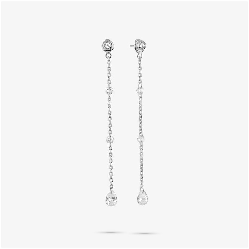 Brincos Mulher Myfair Drop Prata | Design Pendente Sofisticado