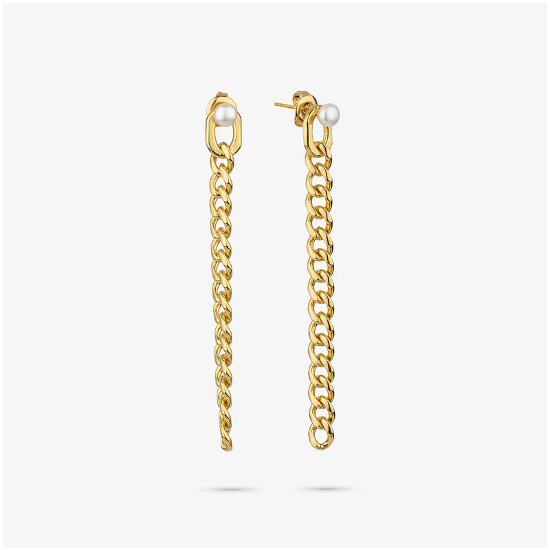 Brincos Mulher Emily Chain Oro