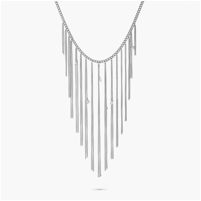 Colar Mulher Myfair Fringe Prata