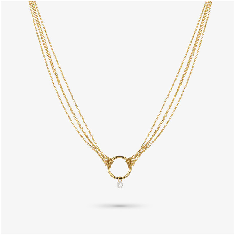 Colar Mulher Myfair Loop Ouro