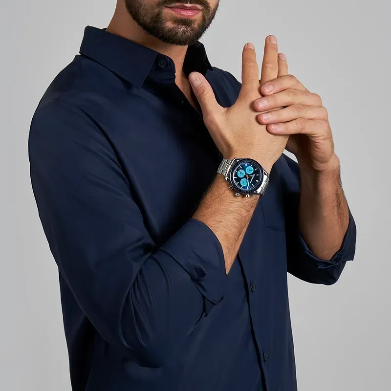 TIDEMARK 45MM MULTI DIAL IPSILVER BRAZ