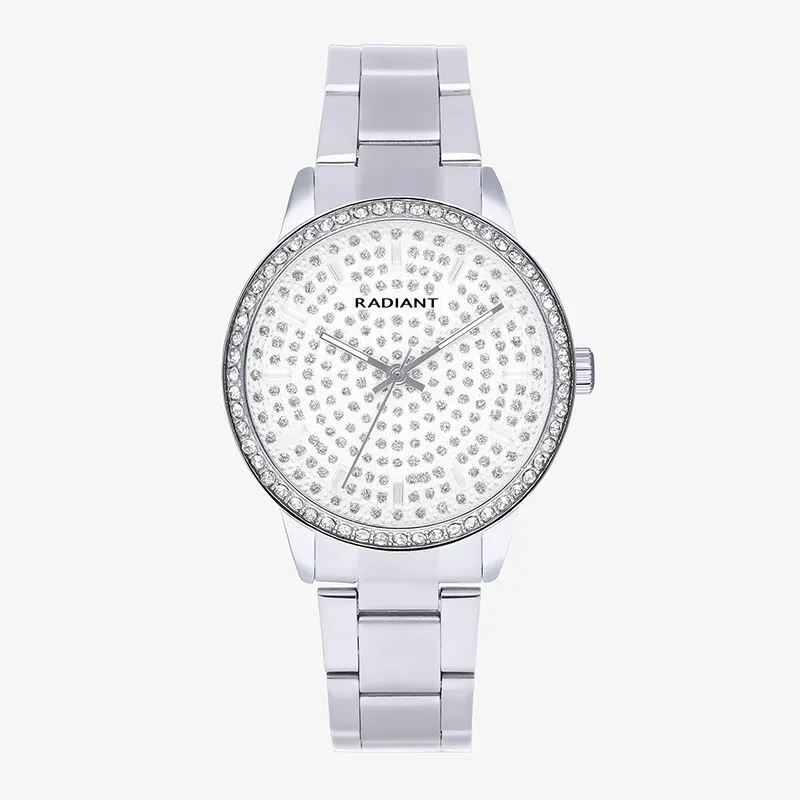 ECLIPSE 38MM WHITE DIAL SILVER BRAZ