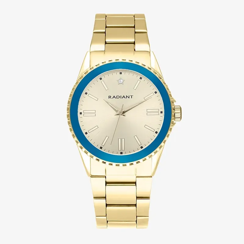 FROST 38MM BLUE BEZEL IPG DIAL & BRAZ