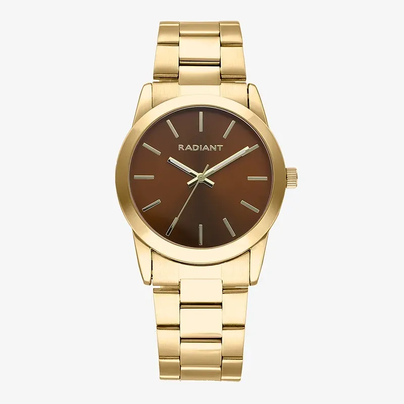 BASIC 36MM IPBROWN DIAL IPG BRACELET
