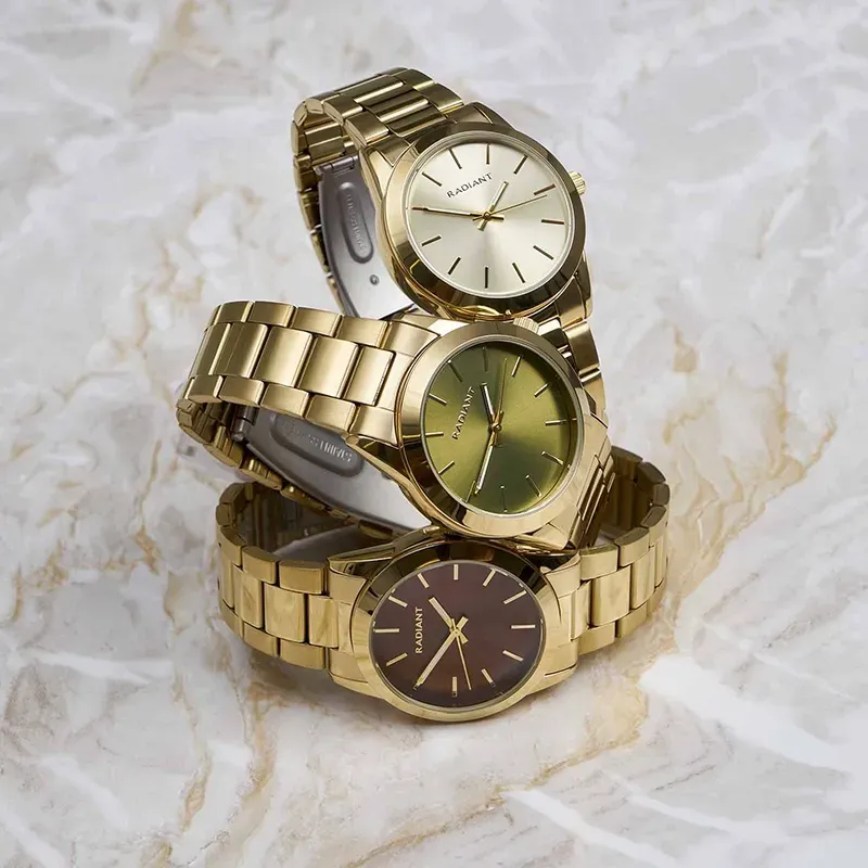 BASIC 36MM IPBROWN DIAL IPG BRACELET