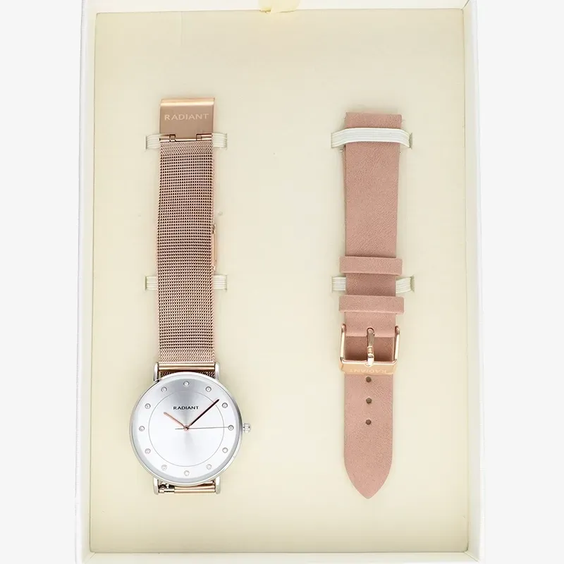 BOX 36MM SILVER DIAL IPRG MESH + STRAP