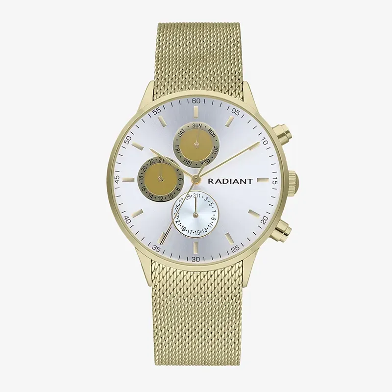 MAKERS 41MM SILVER DIAL IPG MESH