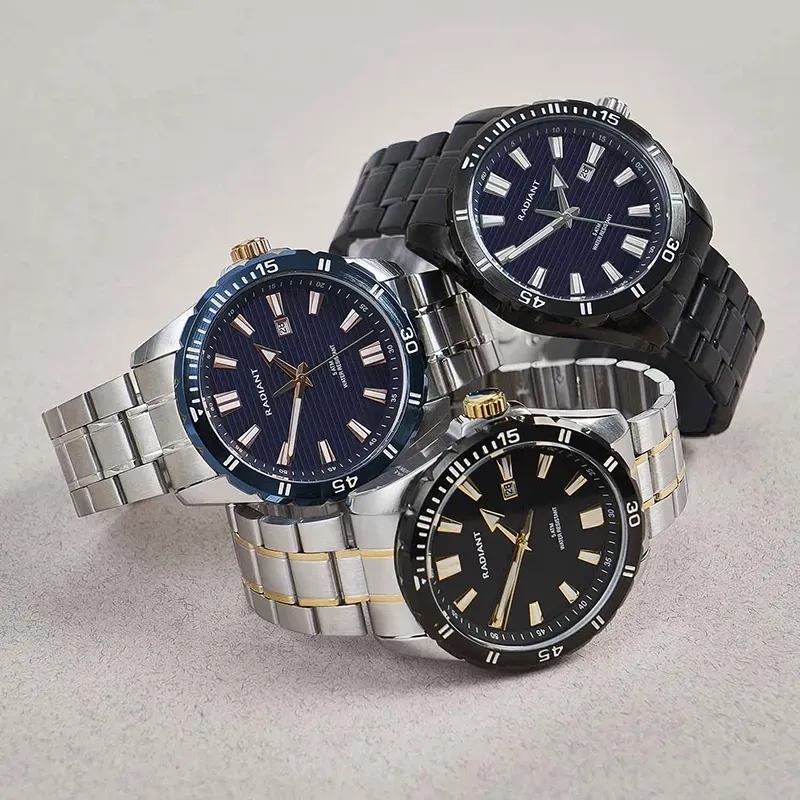 TAGRAD II 45MM BLUE DIAL IPBLACK BRACEL