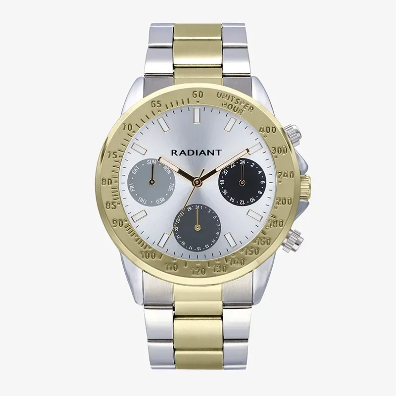 ROPE 45MM ISILVER DIAL IPBITONE GOLD BRA