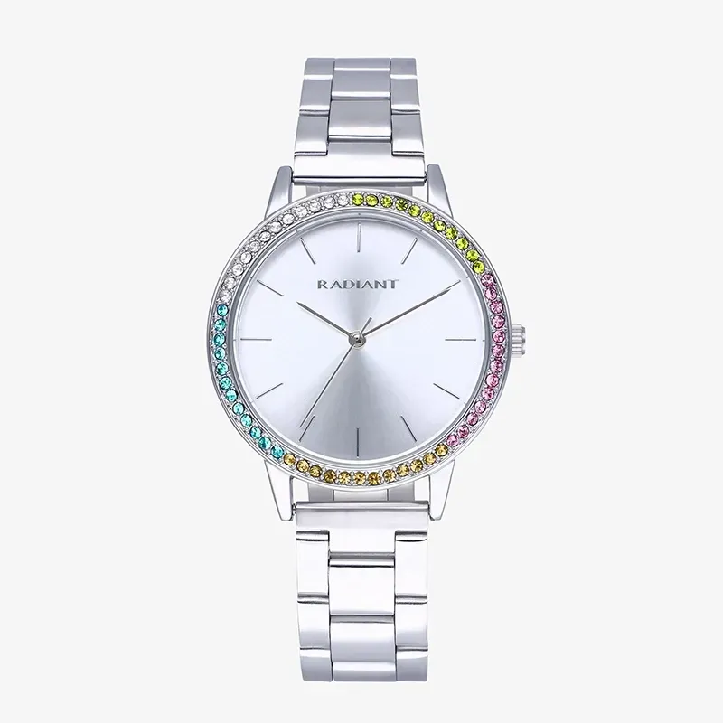 CHRISTY 36MM MULTI CRYSTALS SS BRACELET
