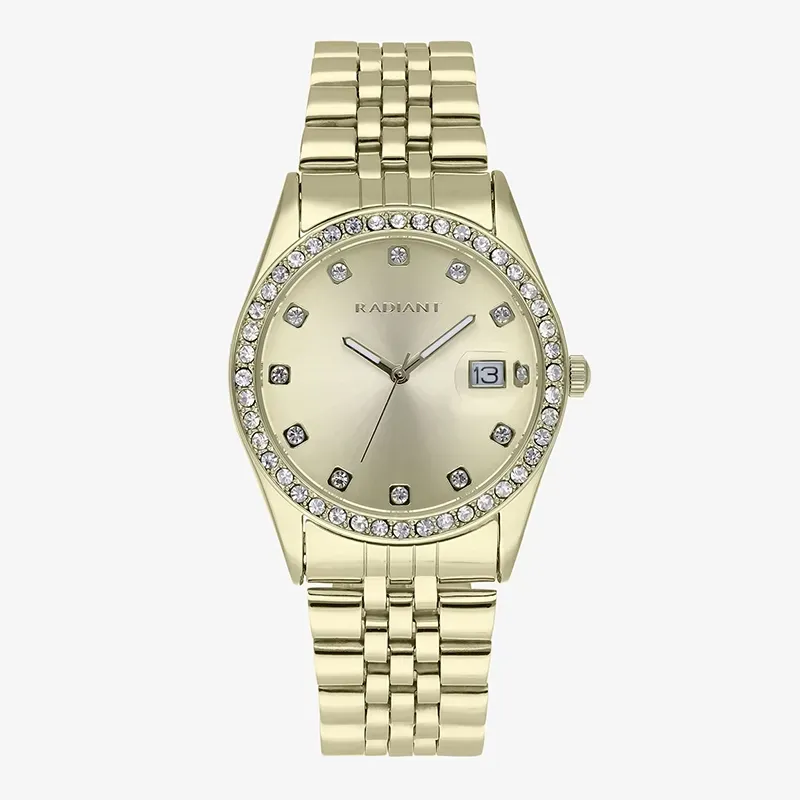 NABYA 36MM GOLD DIAL IPG BRACELET