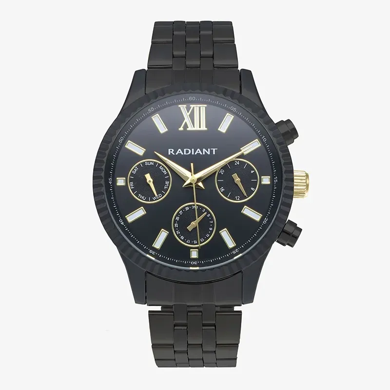 ALPHA 44,5MM BLACK DIAL BLACK BRACELET