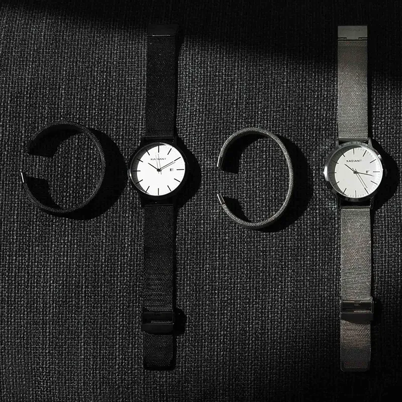 CLIK 42MM SS DIAL BLACK BRACELET