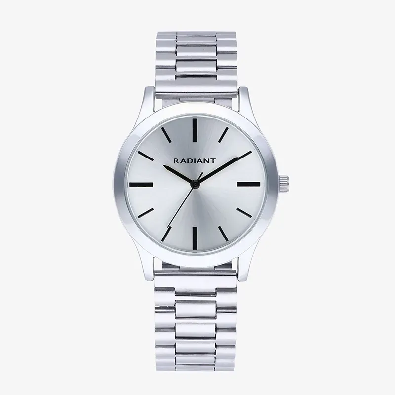 BETTINA SILVER DIAL SS BRACELET