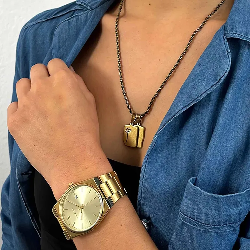 Radiant Air Relógio de Mulher Dourado com Bracelete de Aço