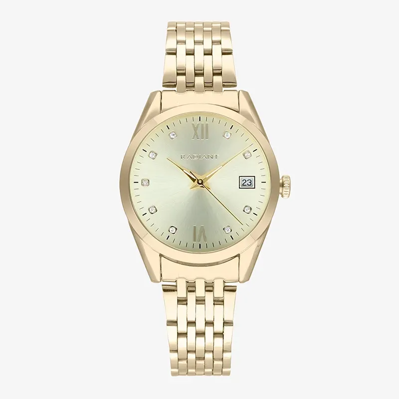 Radiant Legacy Relógio de Mulher Dourado Bracelete Aço