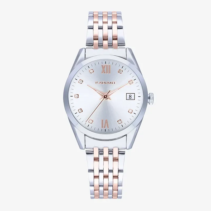 Radiant Legacy Relógio de Mulher Bicolor Rosa Bracelete Aço
