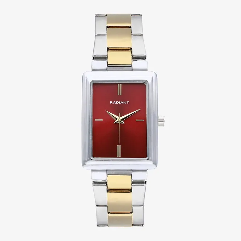Reloj Courtney Burgundy/Bitone