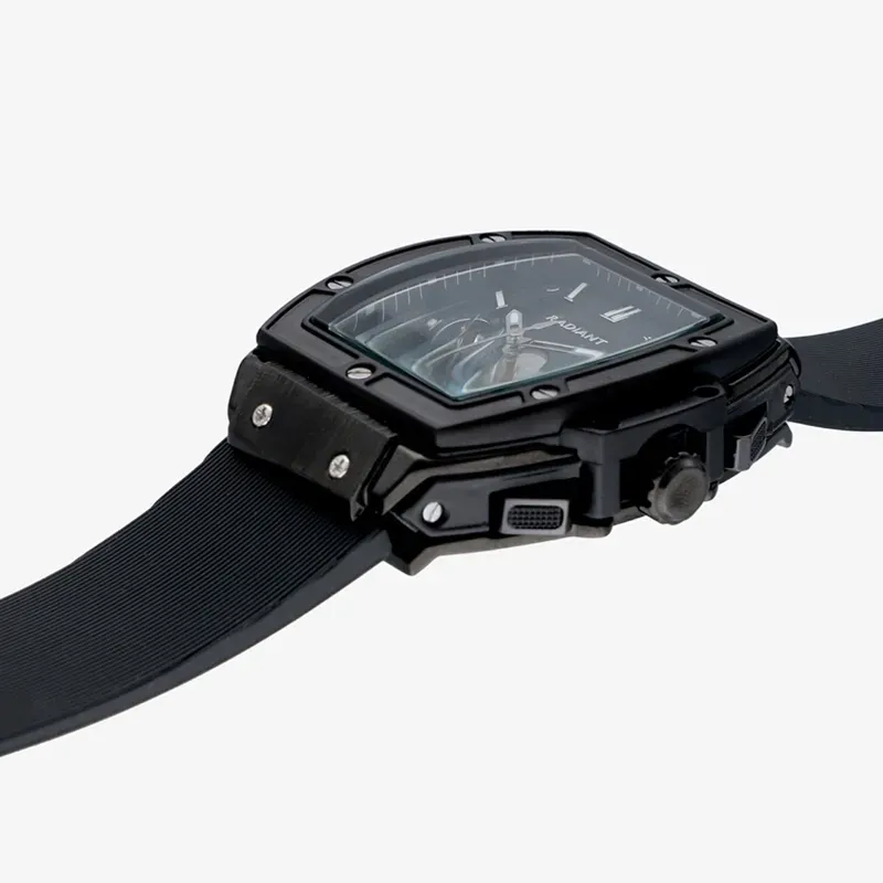 Relógio Homem Ryan Preto/Pulseira de Silicone