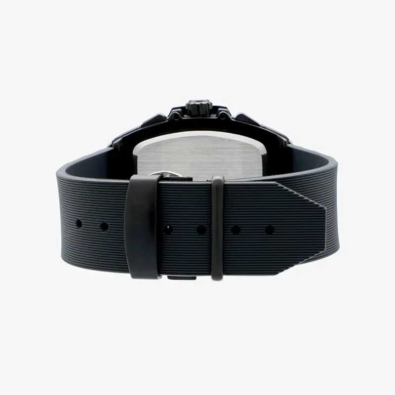 Relógio Homem Ryan Preto/Pulseira de Silicone