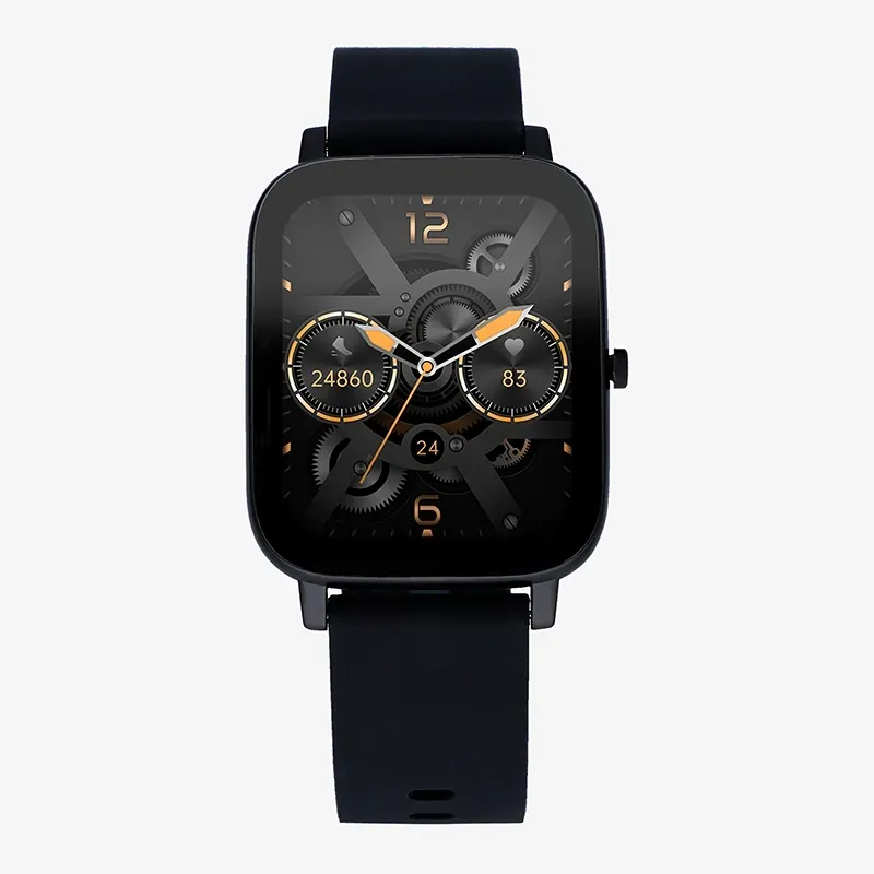 PALM BEACH 43.6MM IPBLACK SILI BLACK