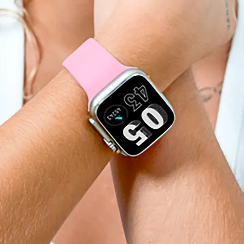 Smartwatch Jersey 36MM Sili lisa Rosa
