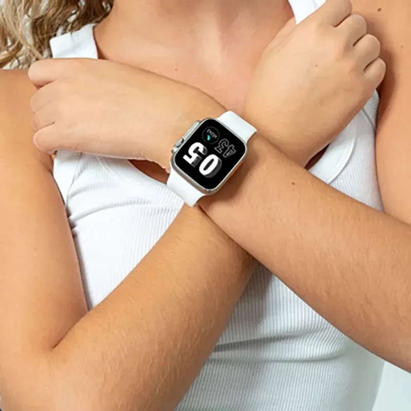 Smartwatch Jersey 36MM Sili Liso Branco