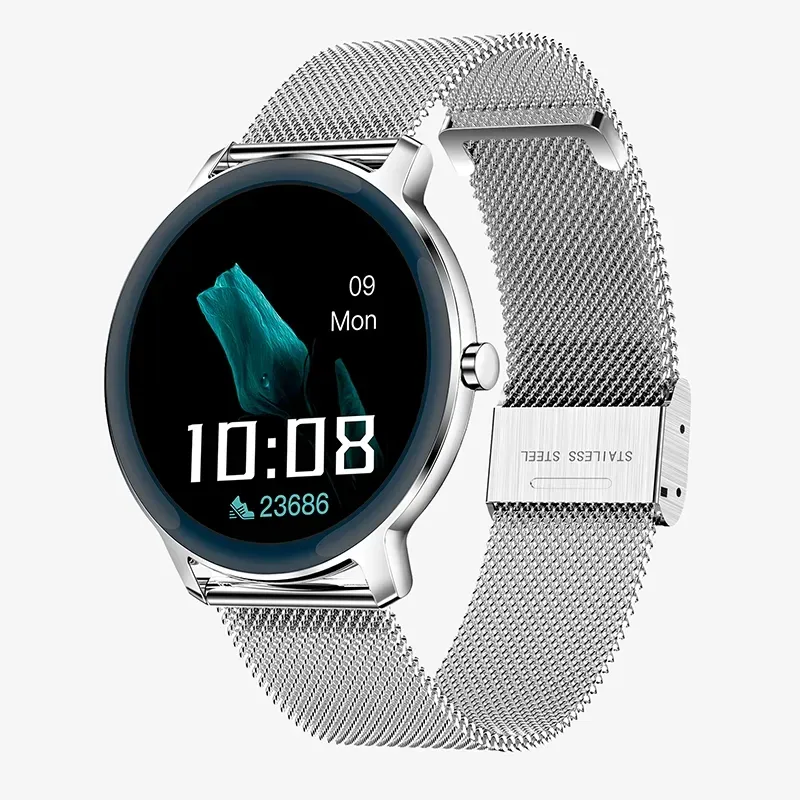 DAKOTA2 42MM IPS GREY RING SILVER MESH