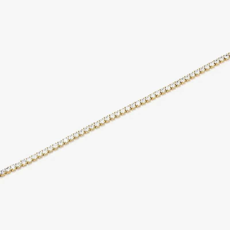 Pulseira Riviere Dourada e Branca FREEDOM Homem RADIANT Joias