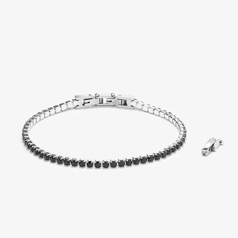 Pulseira Riviere Preta FREEDOM Homem RADIANT Joias