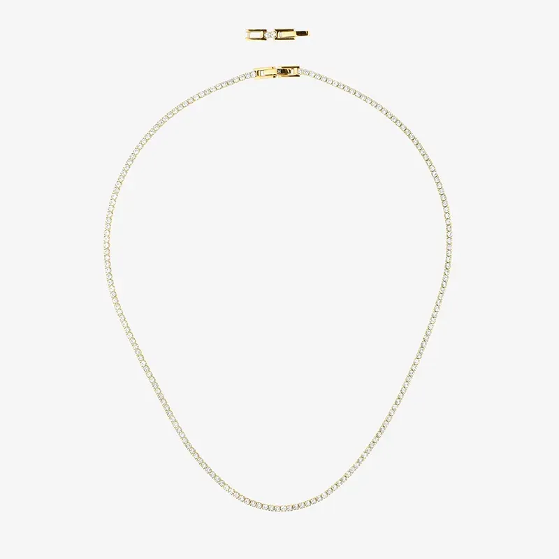 Colar Riviere Dourado e Branco FREEDOM Homem RADIANT Joias