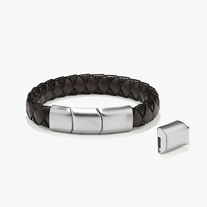 Pulseira Pele Castanha NATURE Homem RADIANT Joias