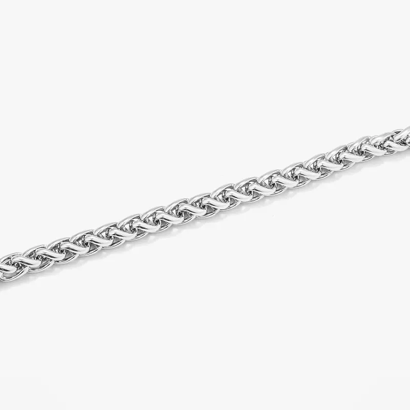 Pulseira Escrava Entrançada Prateada FRANKY Homem RADIANT Joias