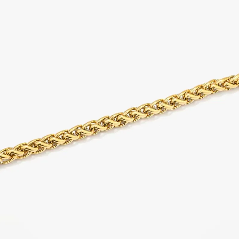 Pulseira Escrava Entrançada Dourada FRANKY Homem RADIANT Joias